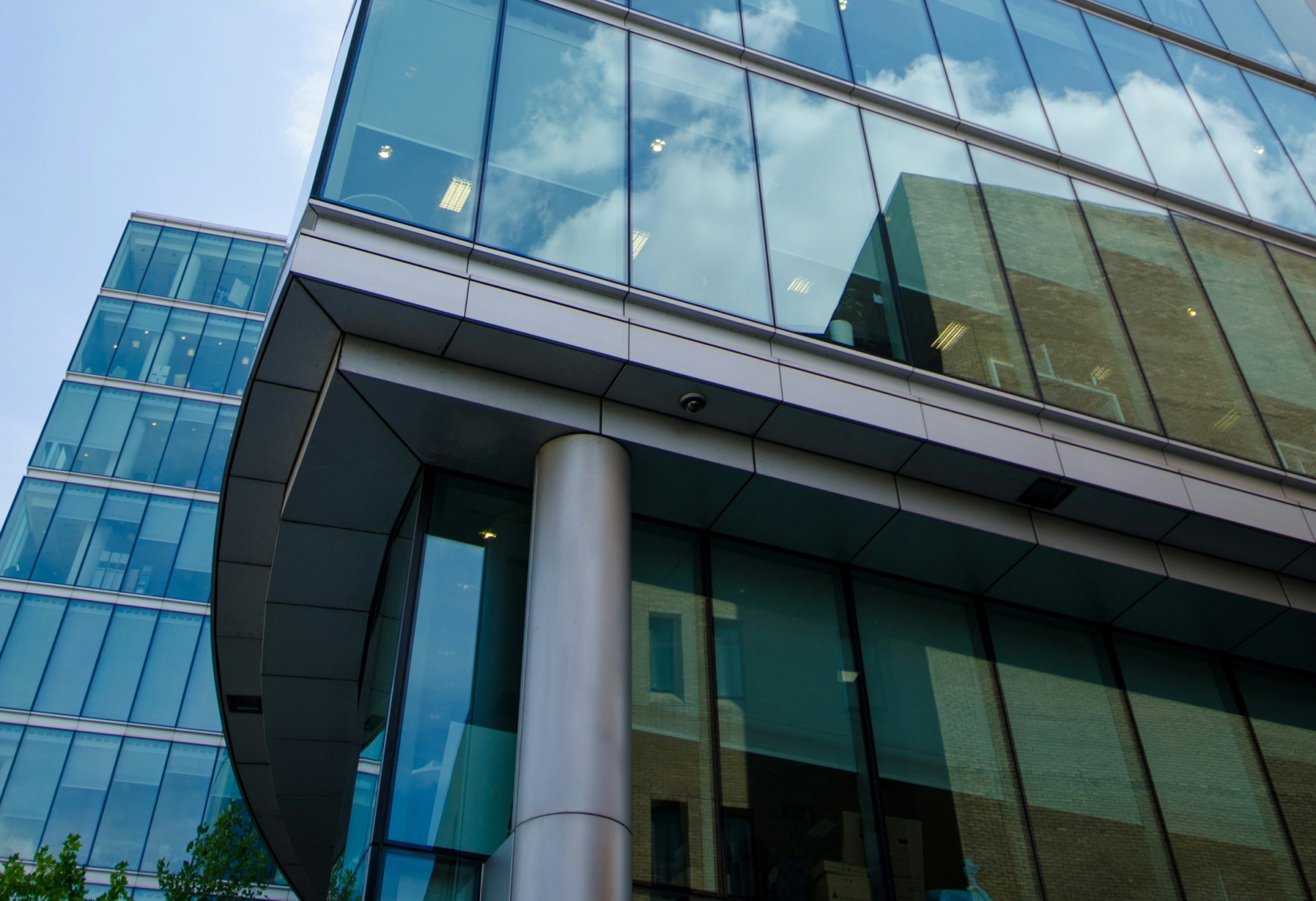 glass building