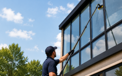 How Reach and Wash Poles Improve Efficiency and Reduce Cleaning Costs